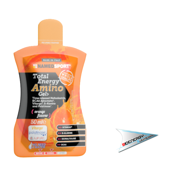 Named - TOTAL ENERGY AMINO GEL (Gusto Arancia - Conf. 32 monodose da 50 ml)   - 